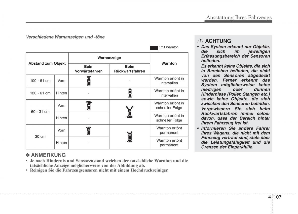 KIA Carens III 3 Handbuch / page 205