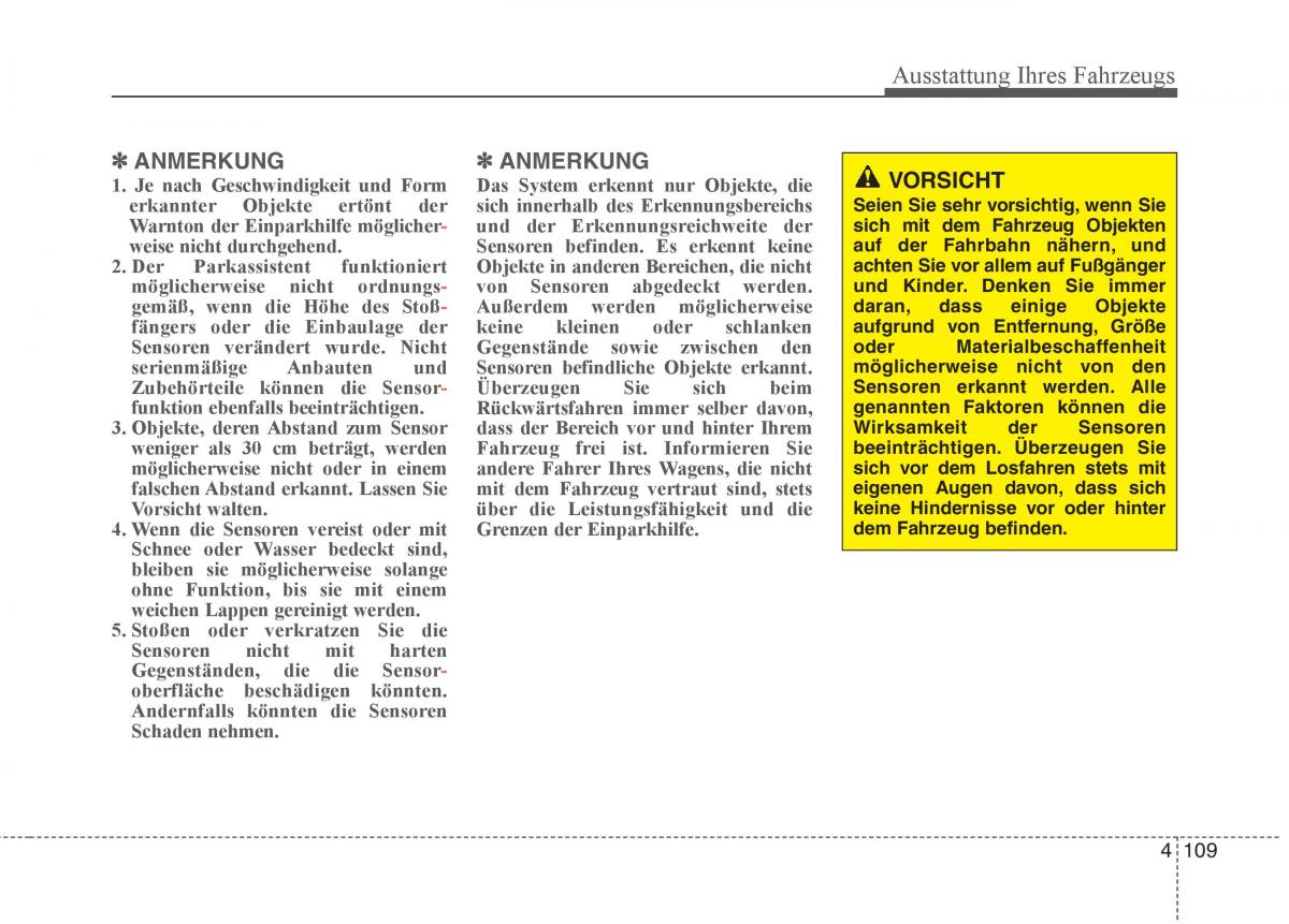 KIA Carens III 3 Handbuch / page 207