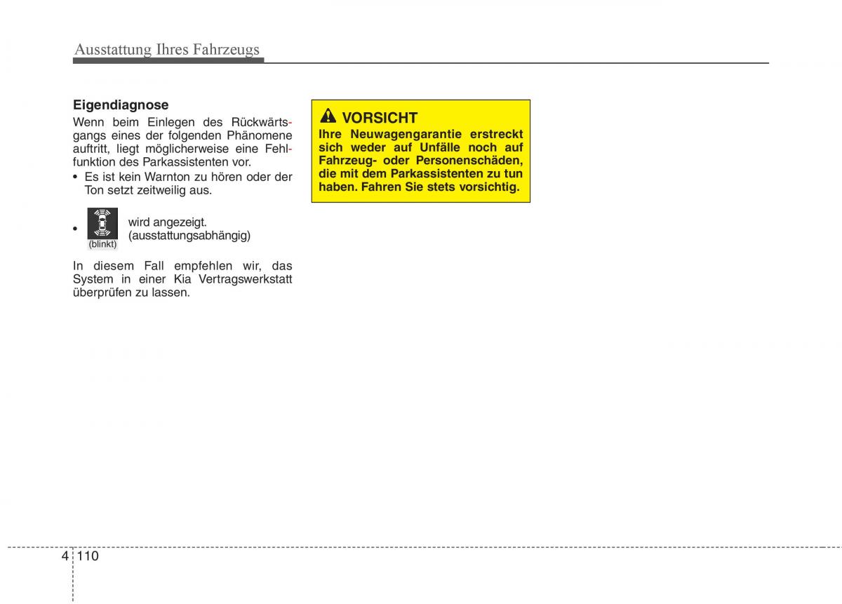 KIA Carens III 3 Handbuch / page 208