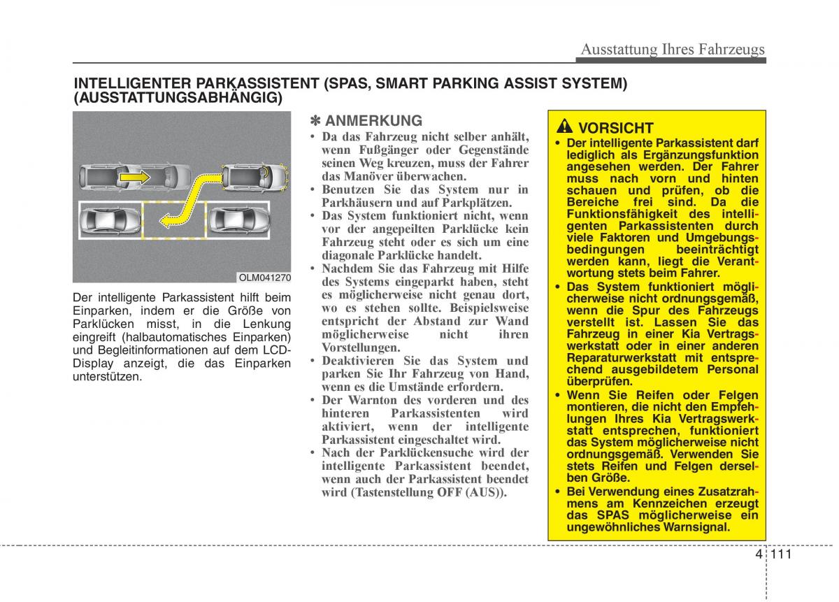 KIA Carens III 3 Handbuch / page 209