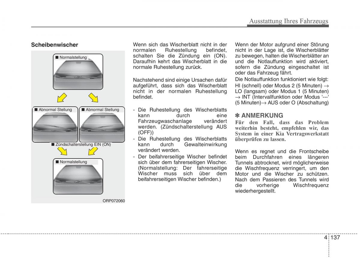 KIA Carens III 3 Handbuch / page 235