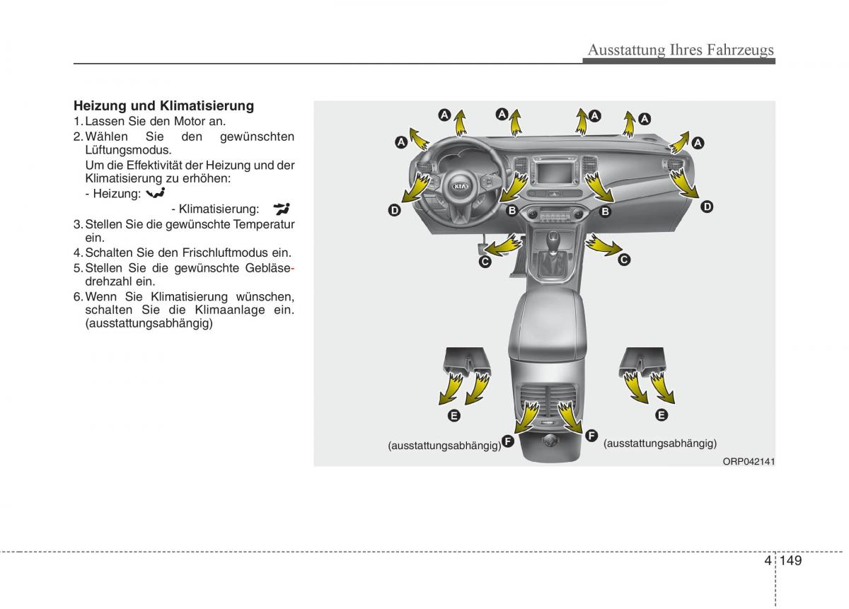 KIA Carens III 3 Handbuch / page 247