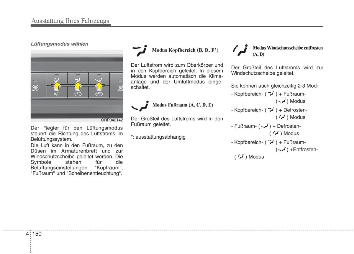 KIA Carens III 3 Handbuch / page 248