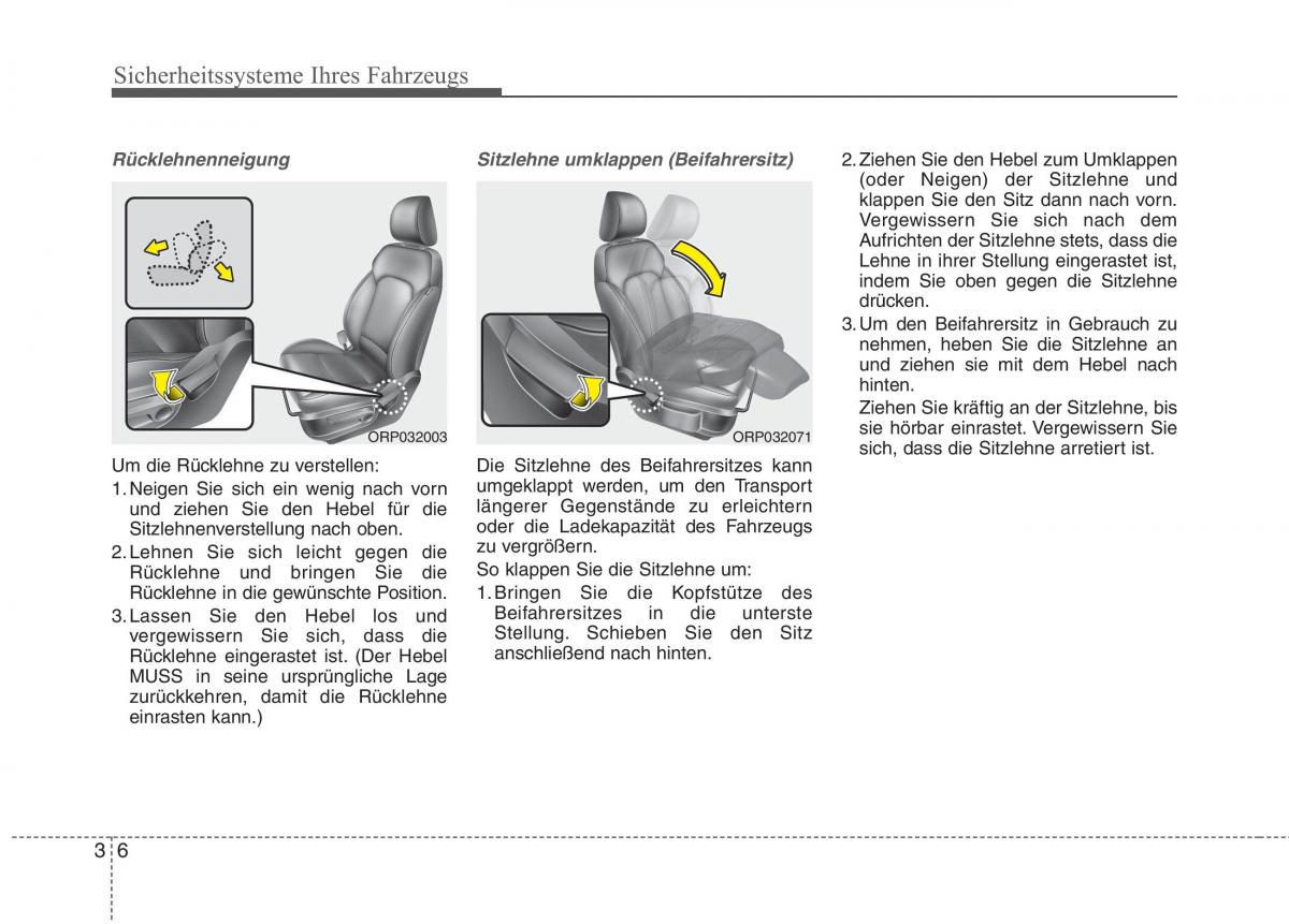 KIA Carens III 3 Handbuch / page 25