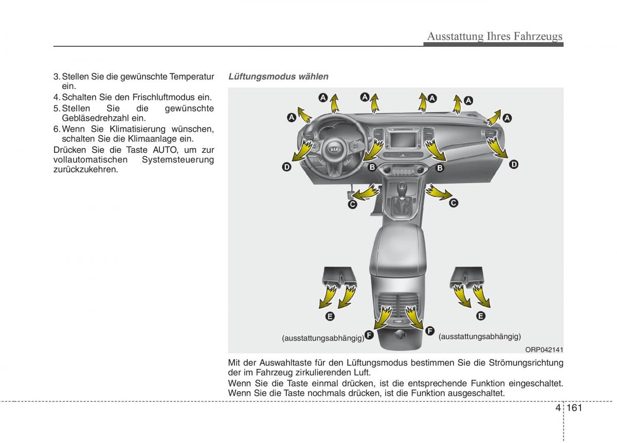 KIA Carens III 3 Handbuch / page 259