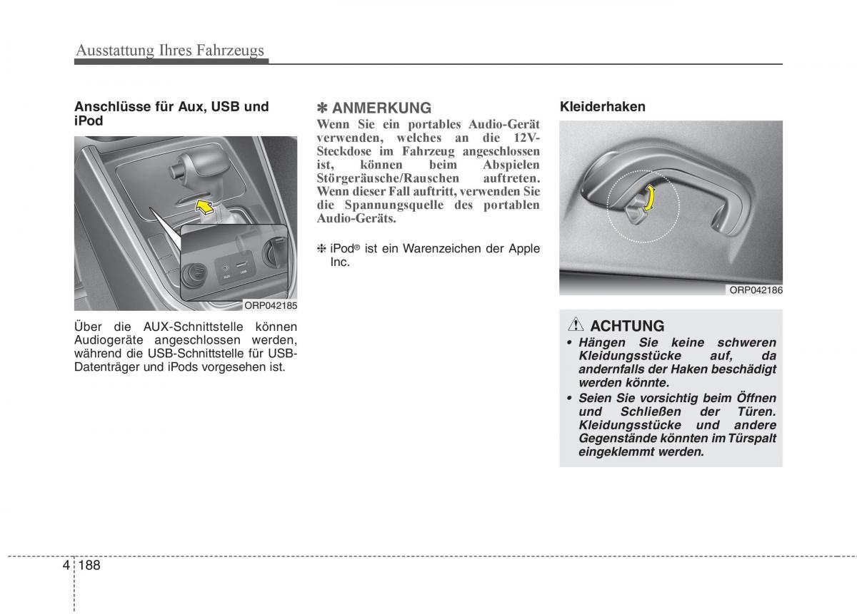 KIA Carens III 3 Handbuch / page 286