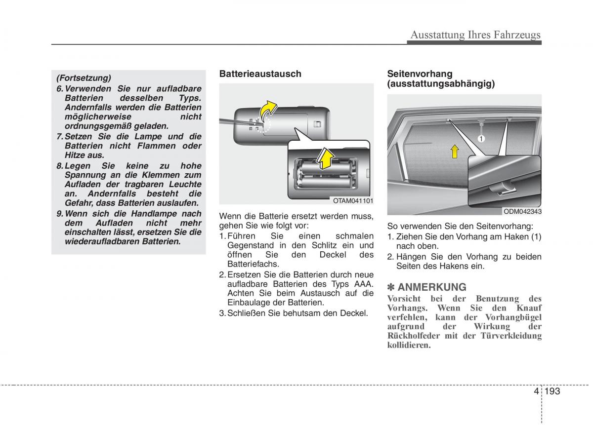 KIA Carens III 3 Handbuch / page 291