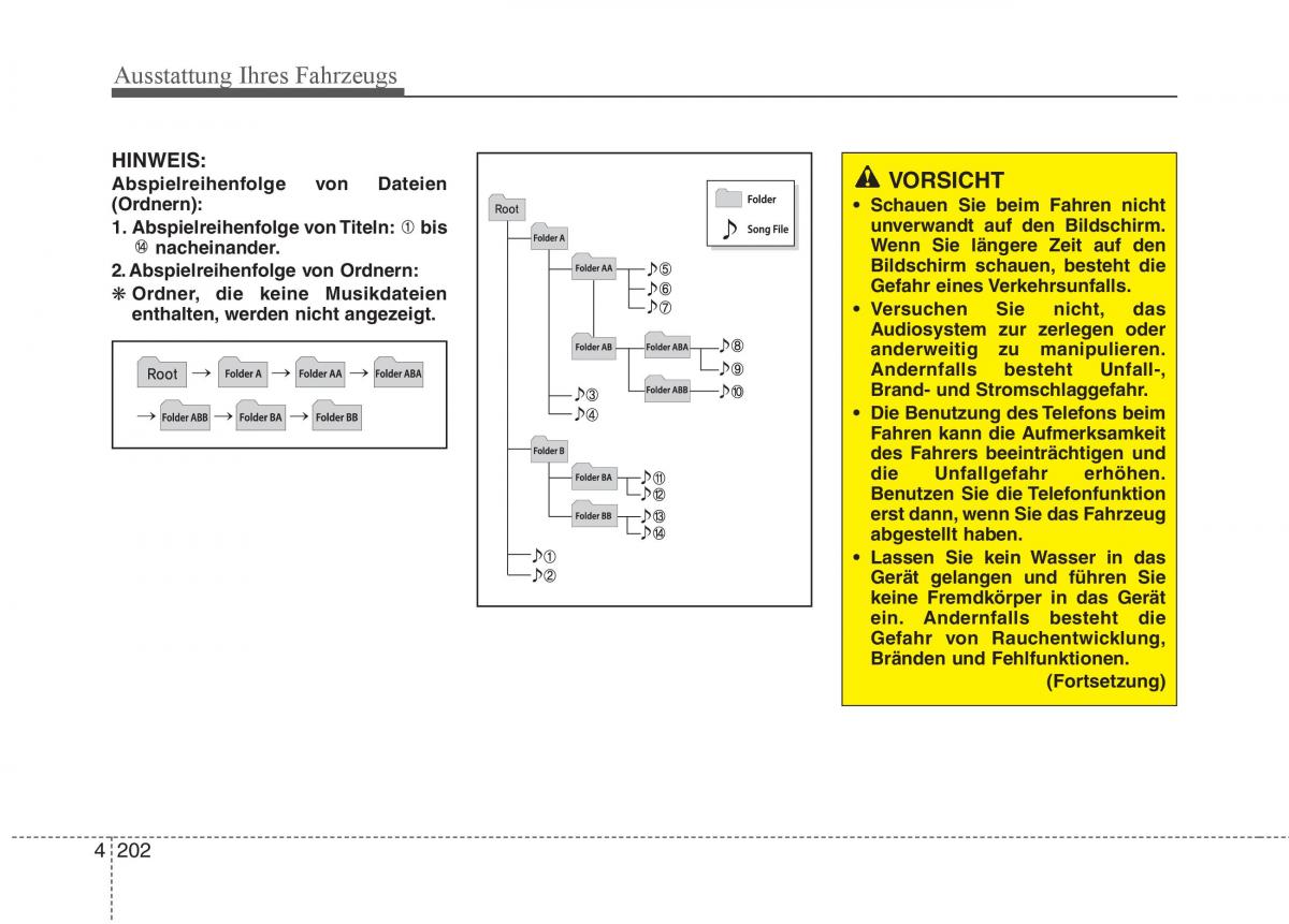 KIA Carens III 3 Handbuch / page 300