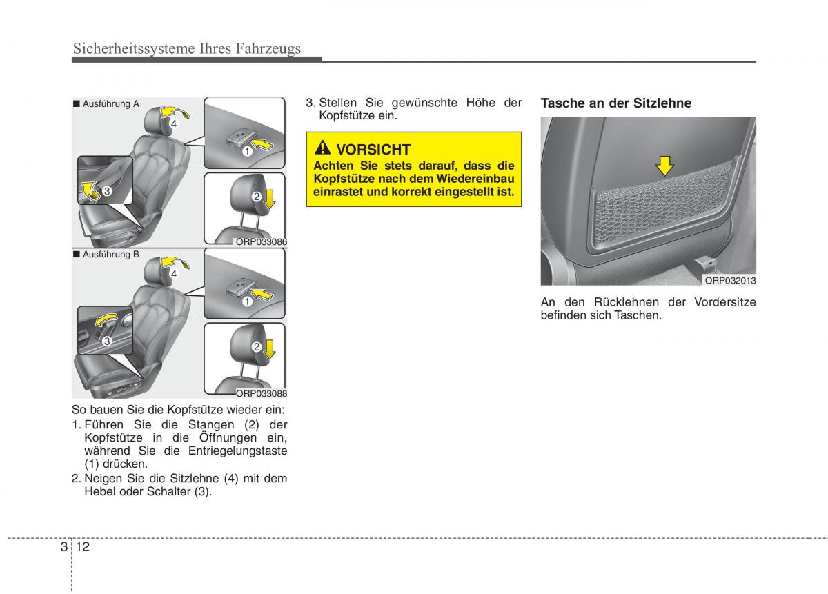 KIA Carens III 3 Handbuch / page 31