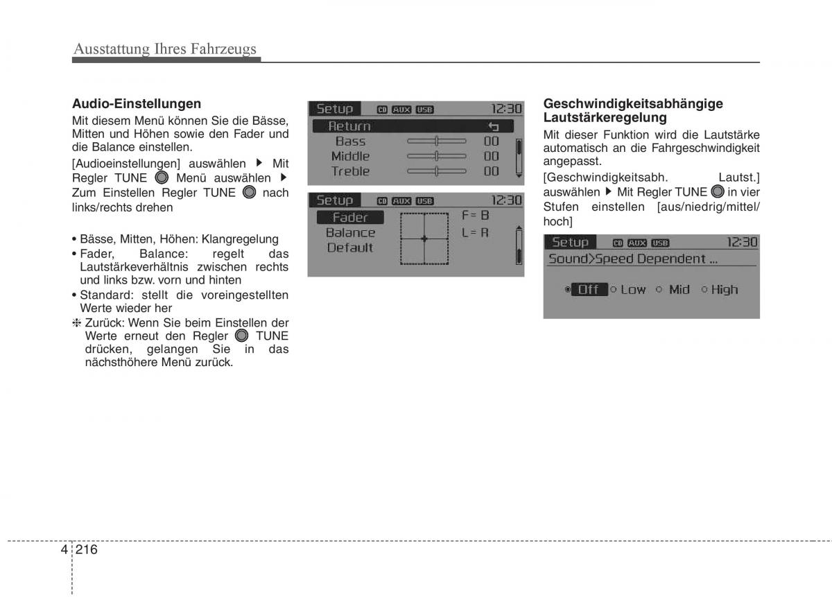 KIA Carens III 3 Handbuch / page 314