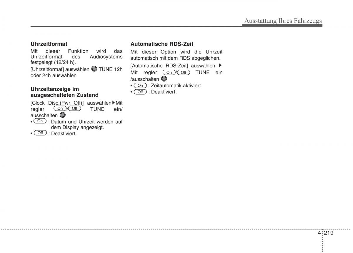 KIA Carens III 3 Handbuch / page 317