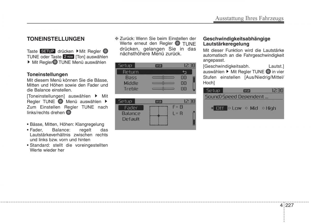 KIA Carens III 3 Handbuch / page 325