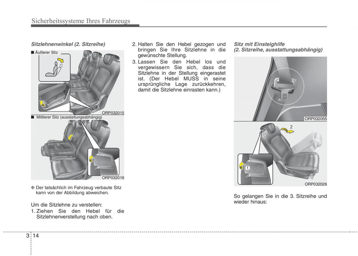 KIA Carens III 3 Handbuch / page 33