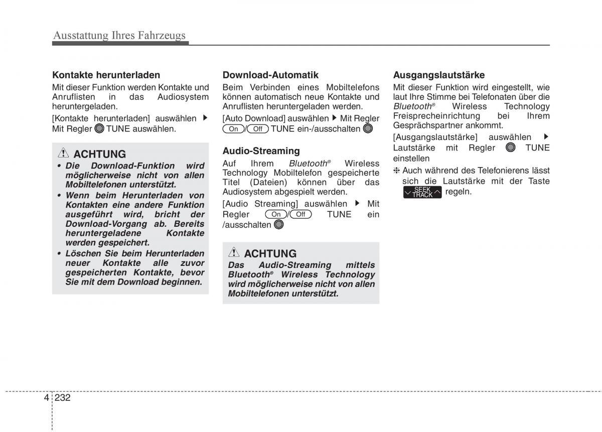 KIA Carens III 3 Handbuch / page 330