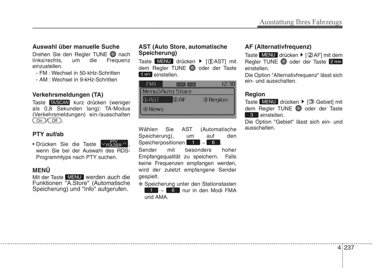 KIA Carens III 3 Handbuch / page 335