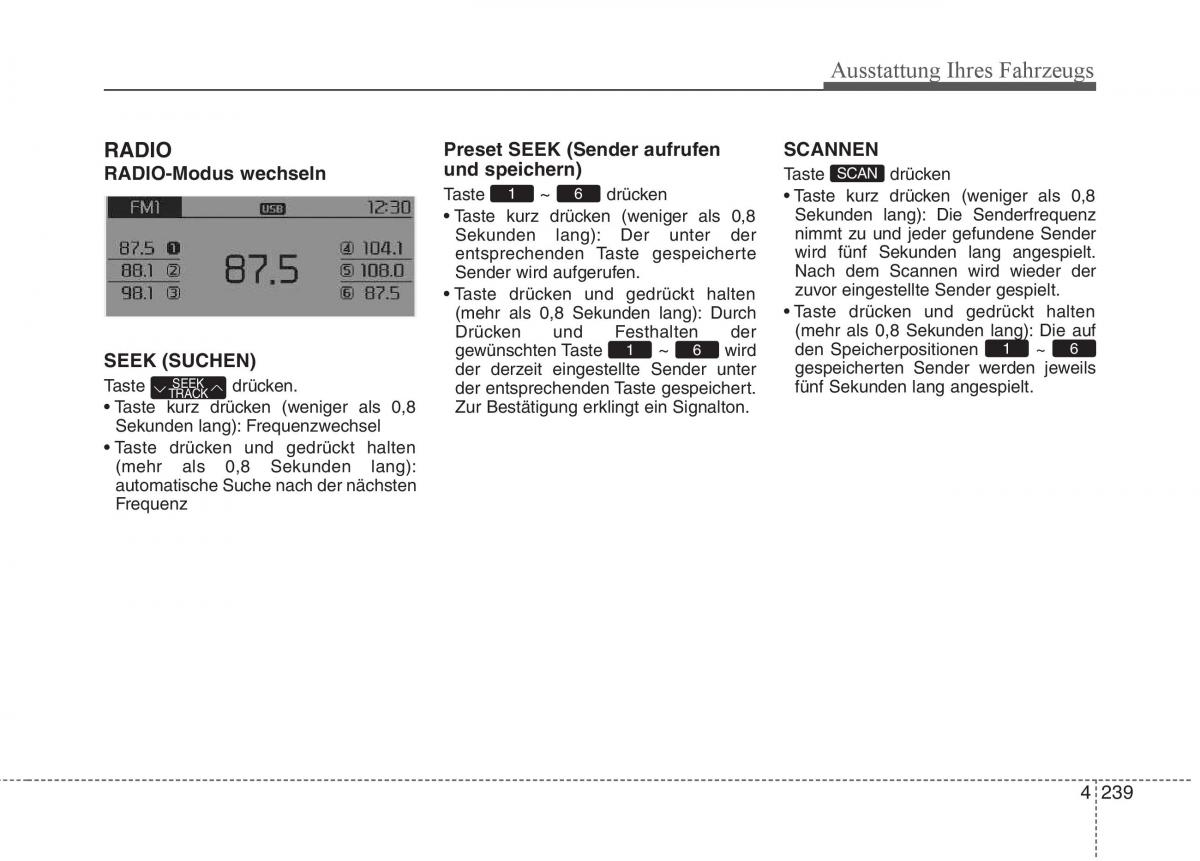 KIA Carens III 3 Handbuch / page 337