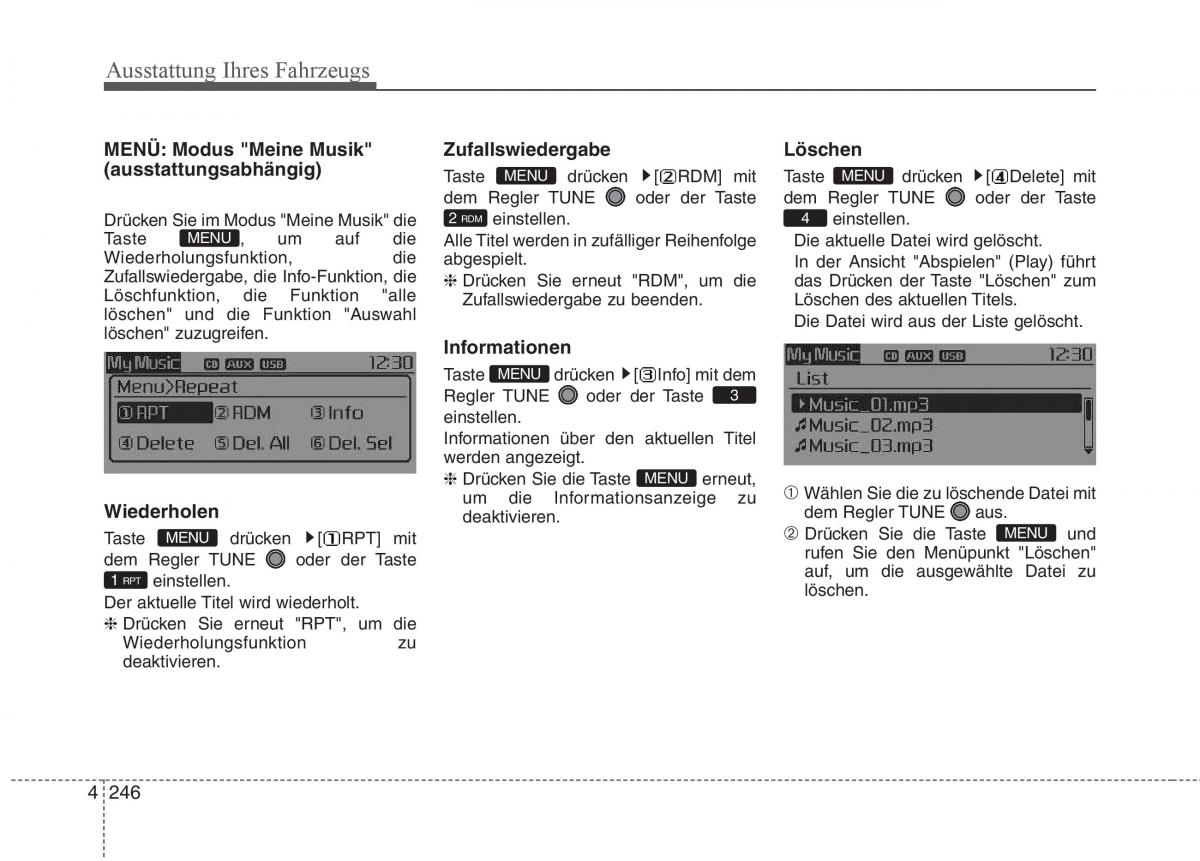 KIA Carens III 3 Handbuch / page 344