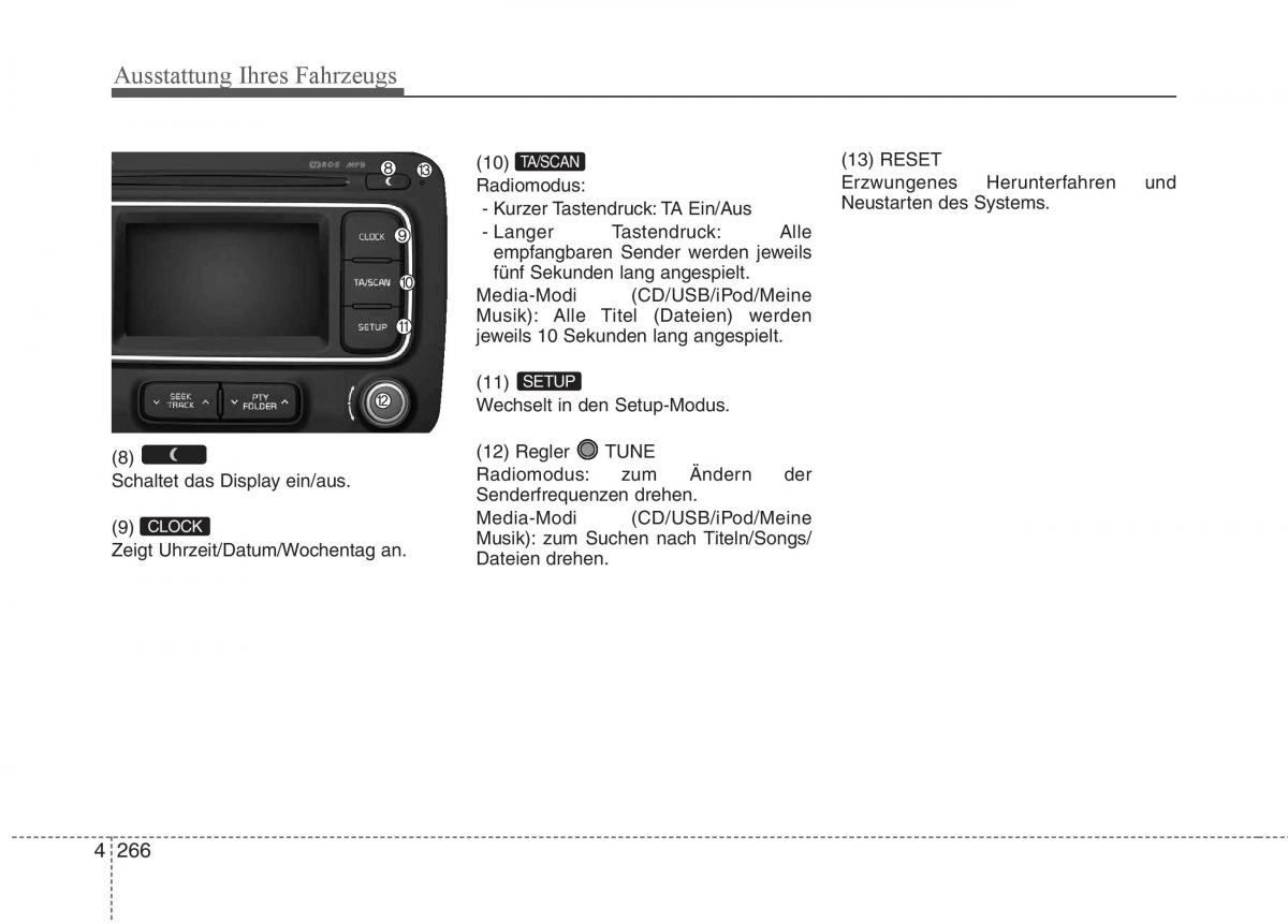 KIA Carens III 3 Handbuch / page 364