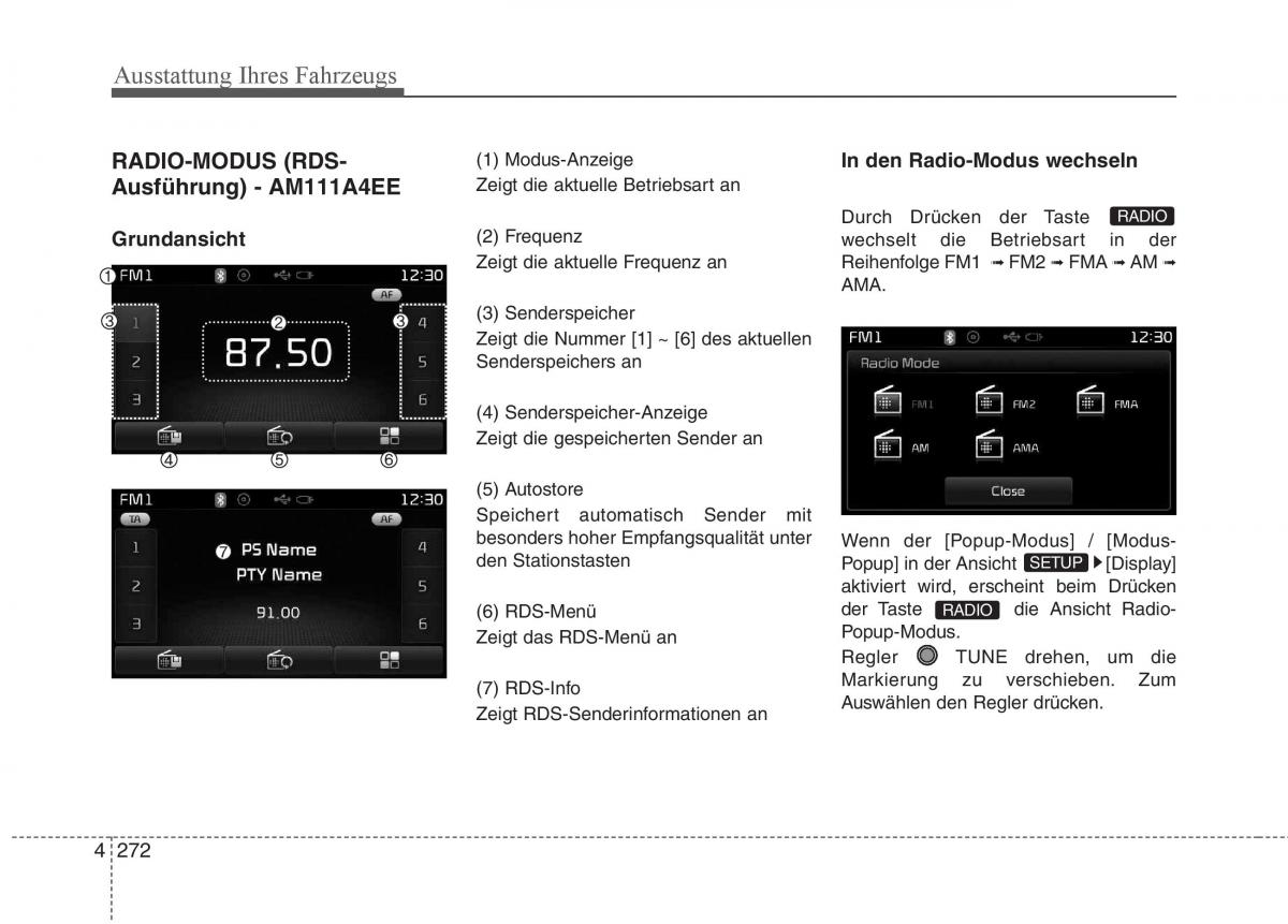 KIA Carens III 3 Handbuch / page 370