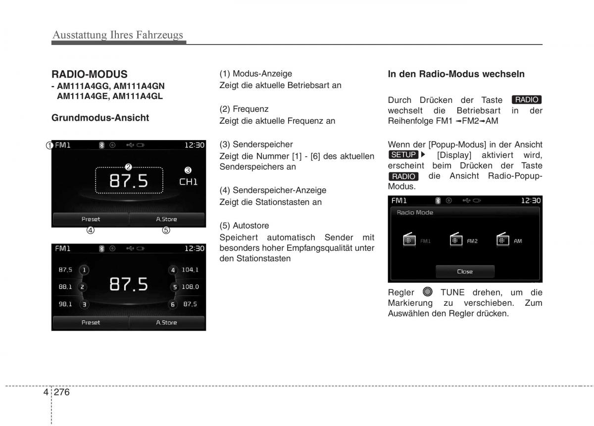 KIA Carens III 3 Handbuch / page 374