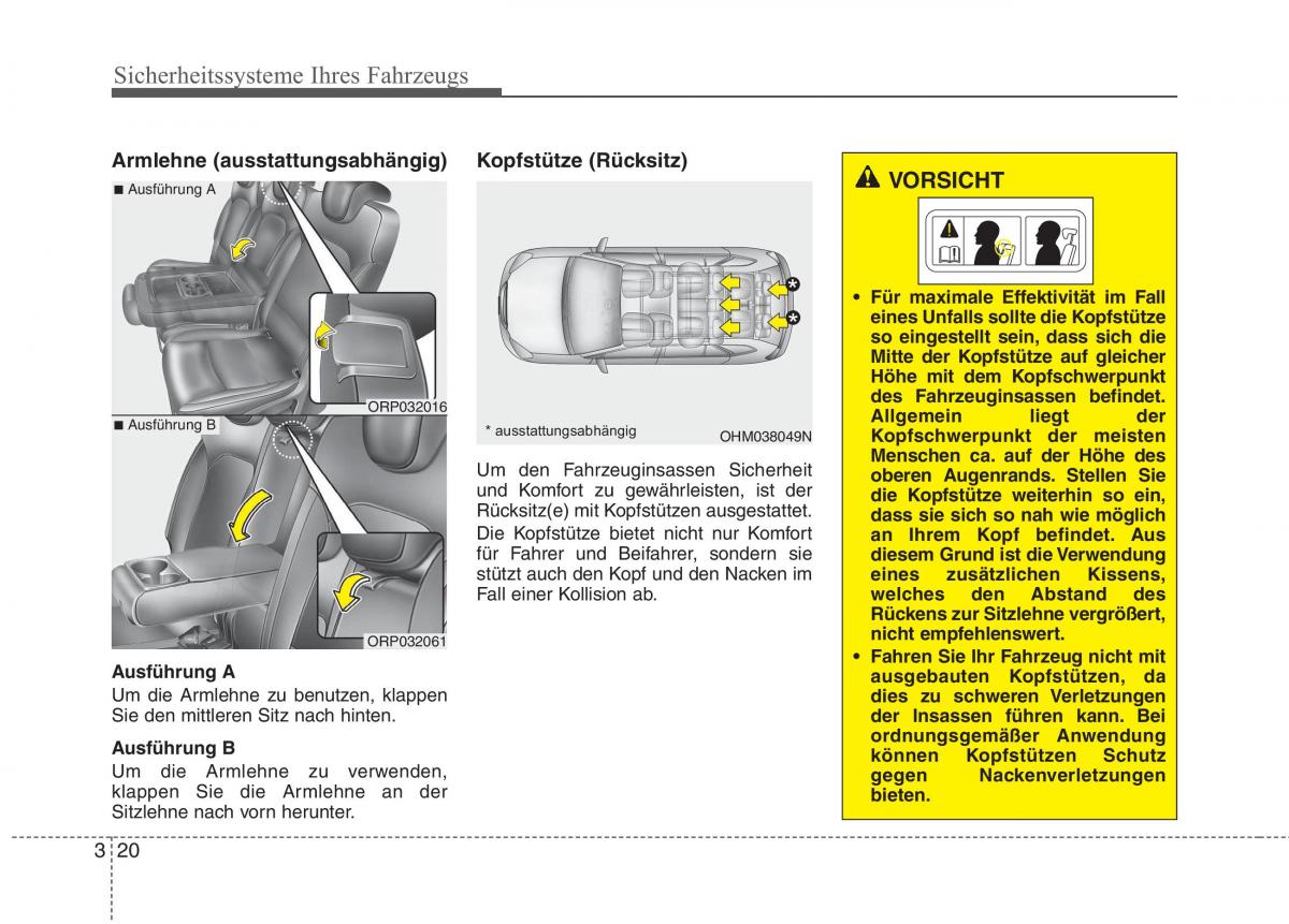 KIA Carens III 3 Handbuch / page 39