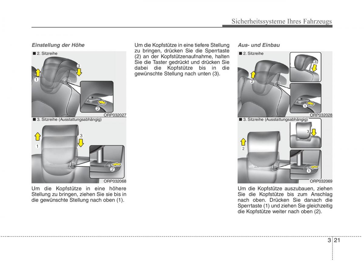 KIA Carens III 3 Handbuch / page 40