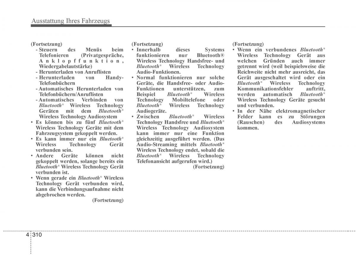 KIA Carens III 3 Handbuch / page 408