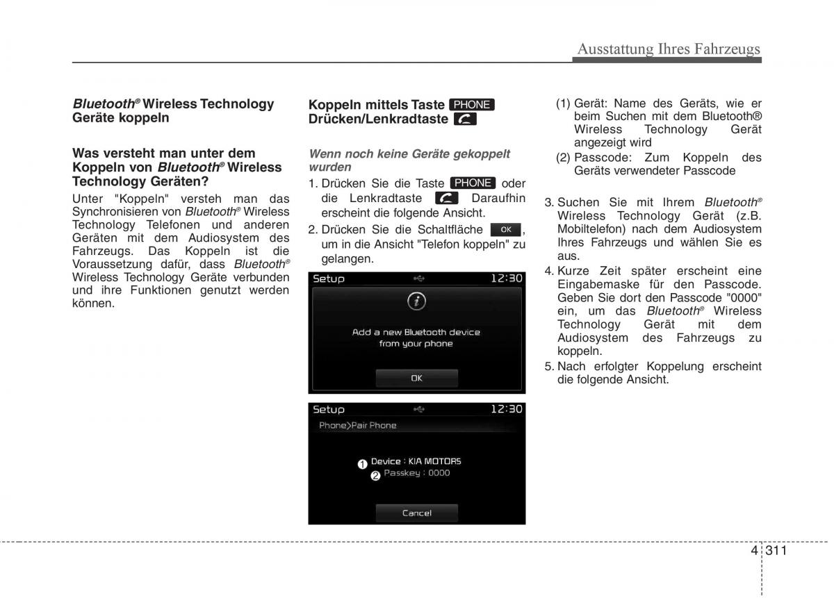 KIA Carens III 3 Handbuch / page 409