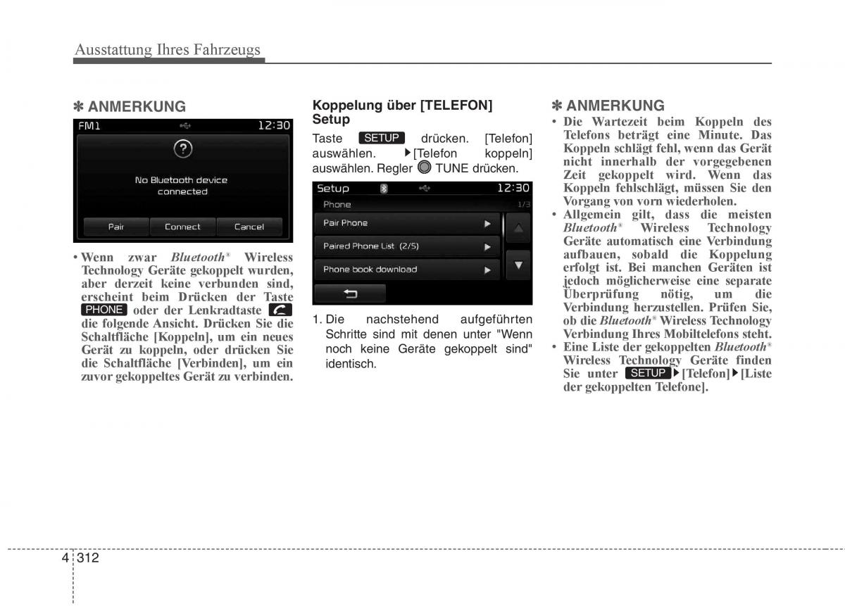 KIA Carens III 3 Handbuch / page 410