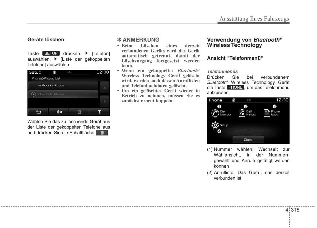 KIA Carens III 3 Handbuch / page 413