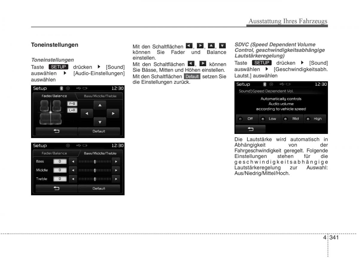 KIA Carens III 3 Handbuch / page 439