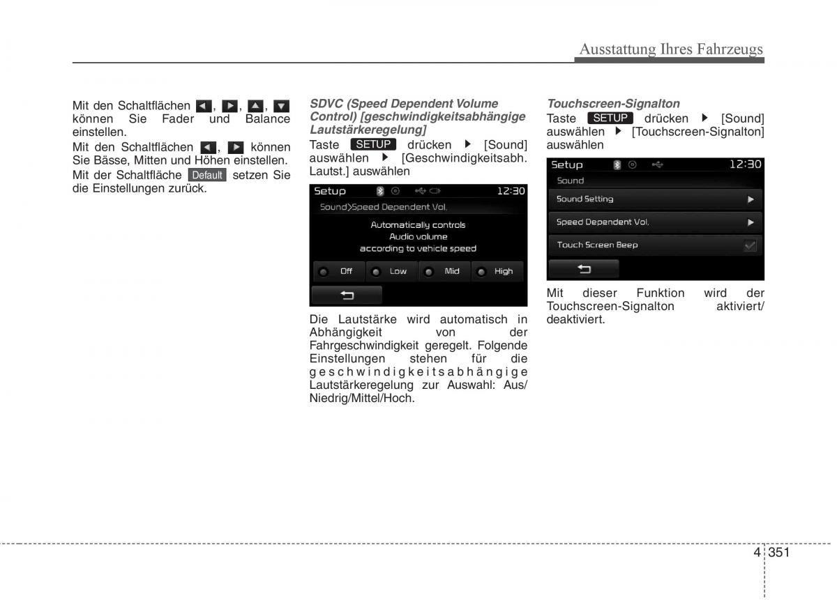 KIA Carens III 3 Handbuch / page 449