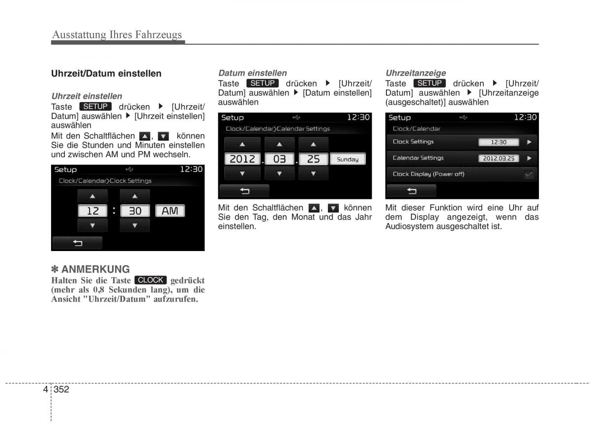 KIA Carens III 3 Handbuch / page 450