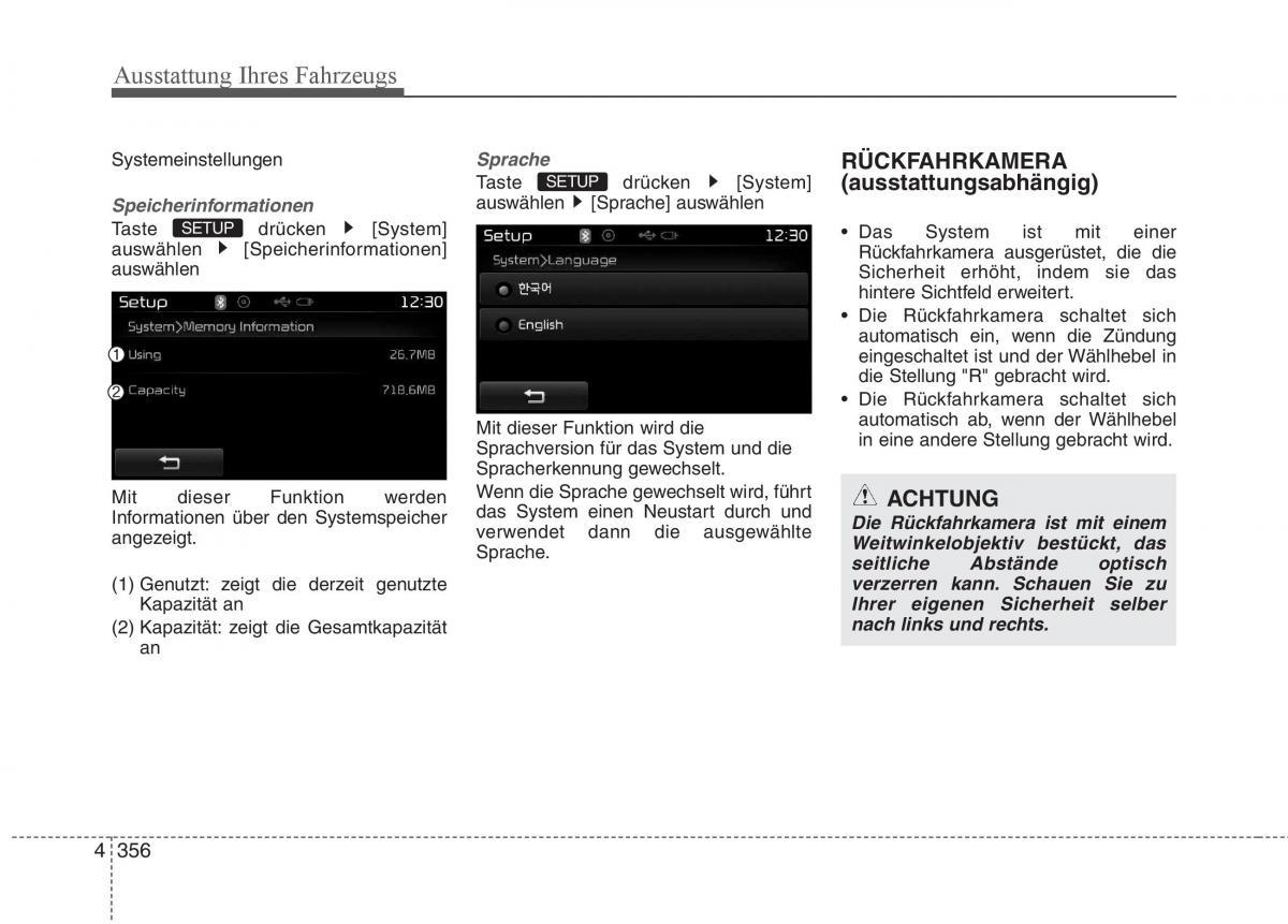 KIA Carens III 3 Handbuch / page 454