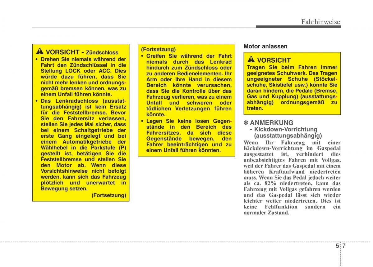 KIA Carens III 3 Handbuch / page 463