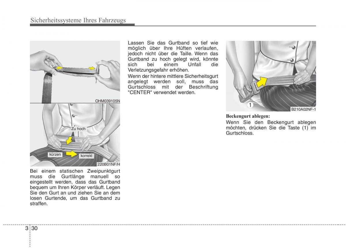 KIA Carens III 3 Handbuch / page 49