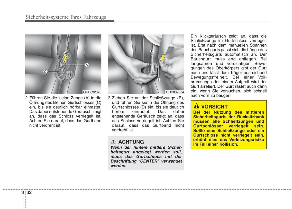 KIA Carens III 3 Handbuch / page 51