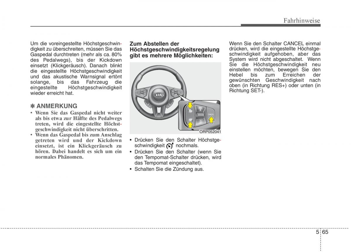 KIA Carens III 3 Handbuch / page 521