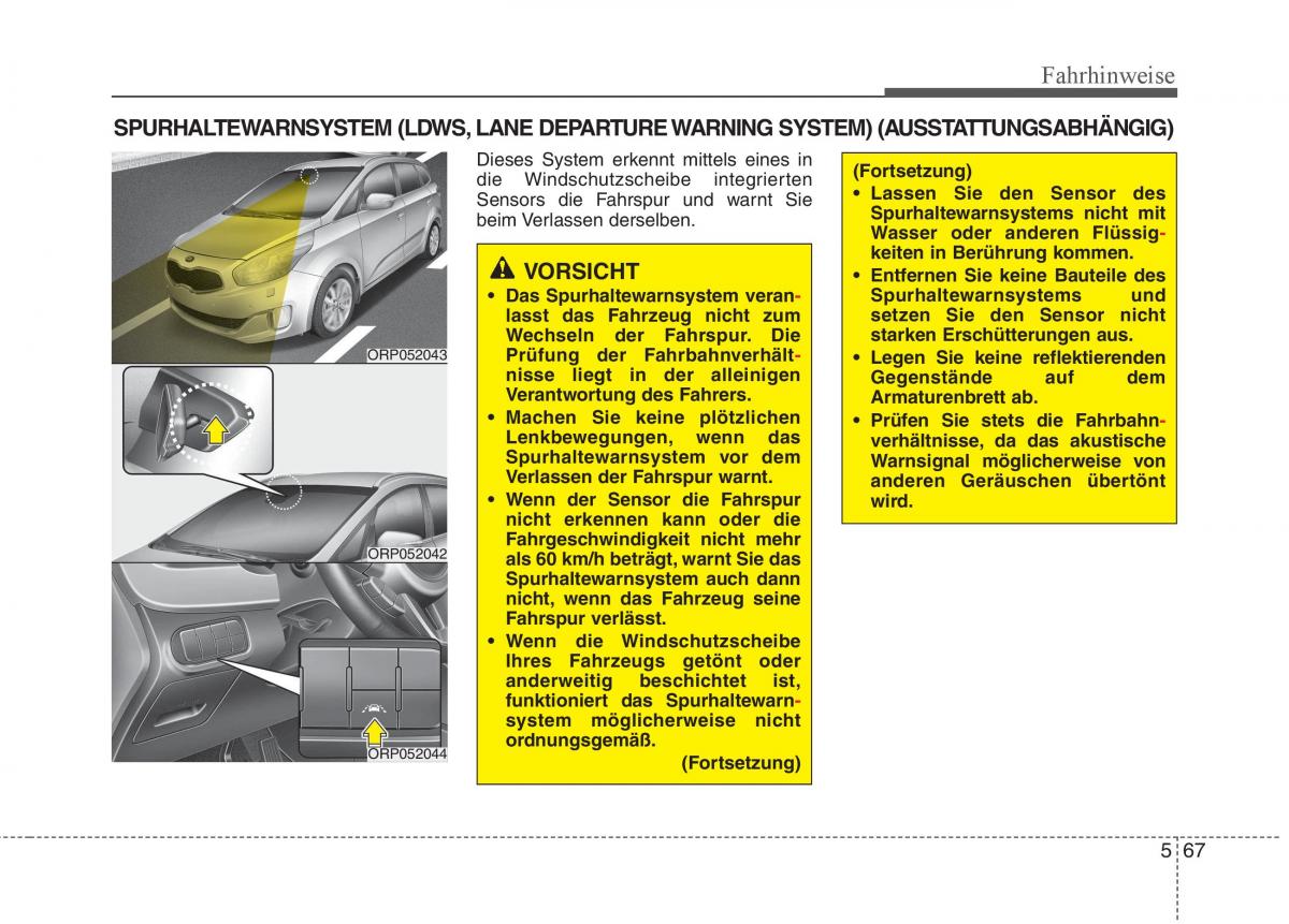 KIA Carens III 3 Handbuch / page 523