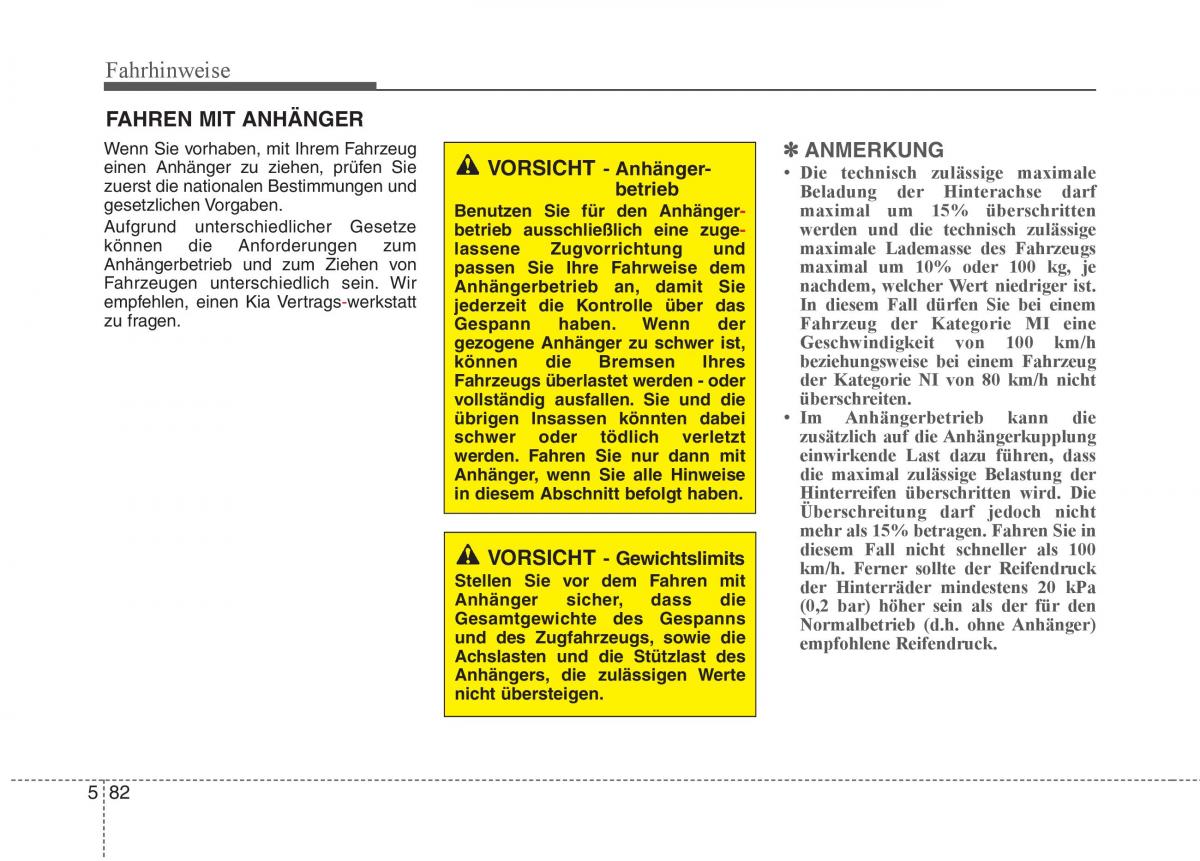 KIA Carens III 3 Handbuch / page 538