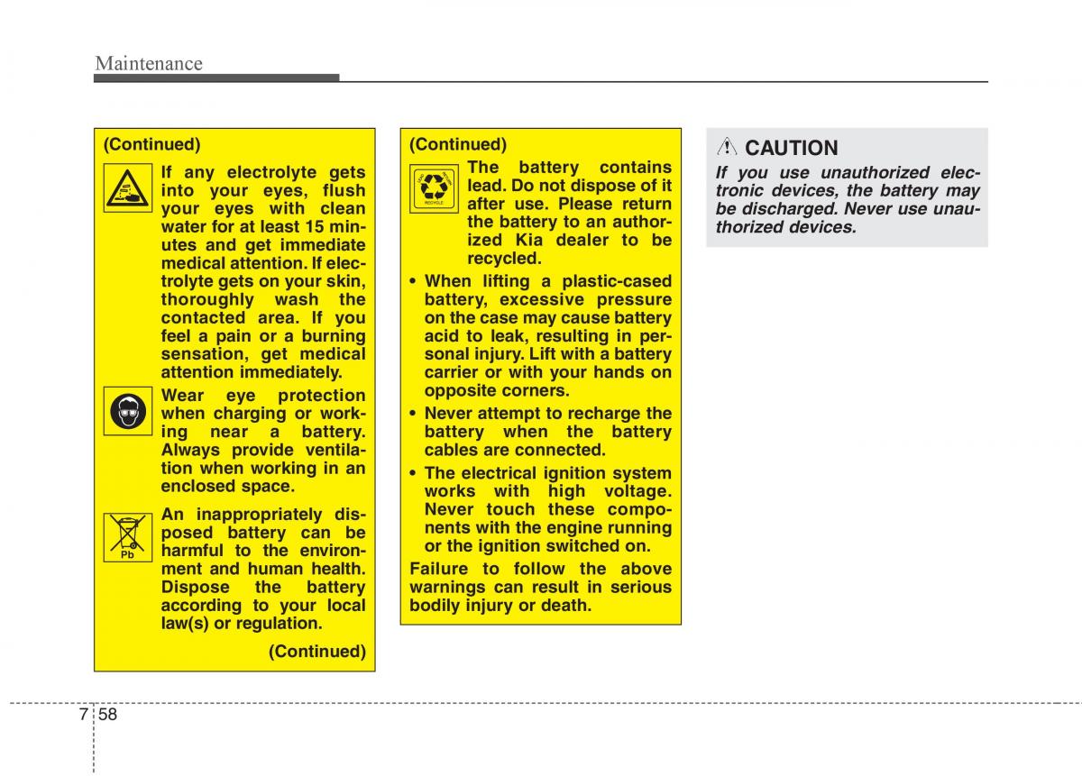 KIA Carens III 3 owners manual / page 545