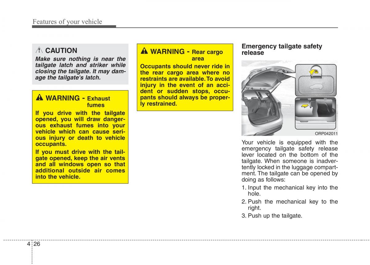 KIA Carens III 3 owners manual / page 55