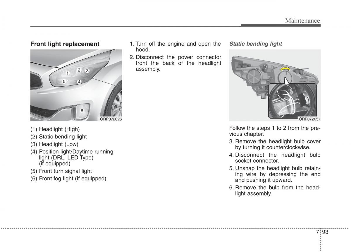 KIA Carens III 3 owners manual / page 580