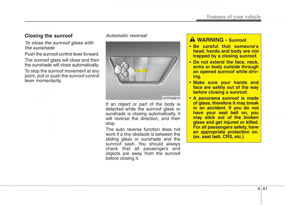 KIA Carens III 3 owners manual / page 70