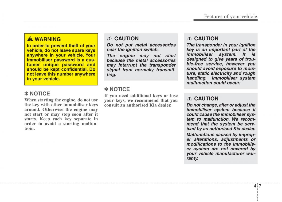 KIA Carens III 3 owners manual / page 722