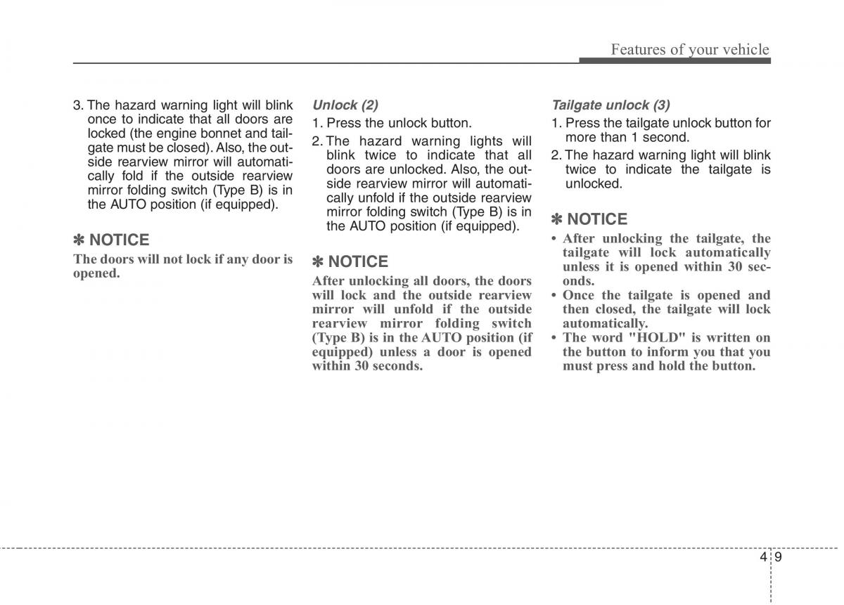 KIA Carens III 3 owners manual / page 724