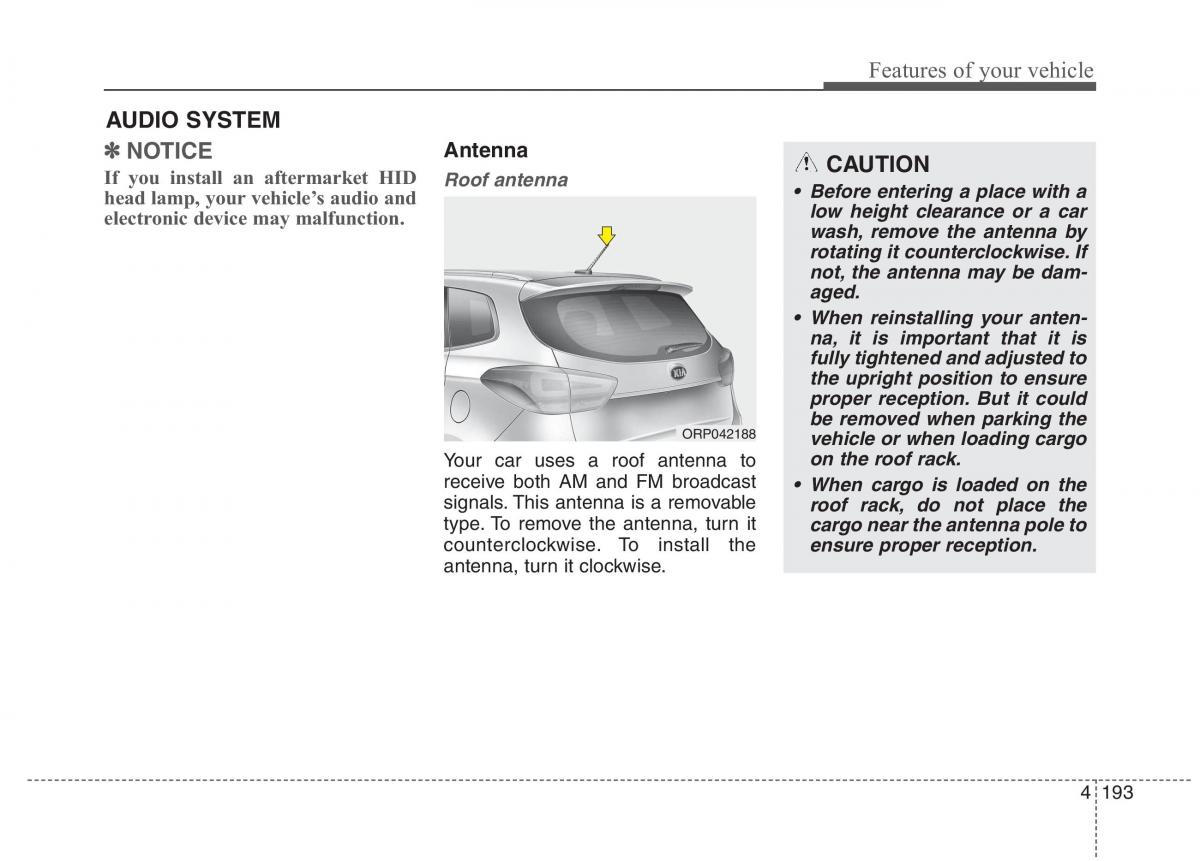 KIA Carens III 3 owners manual / page 908