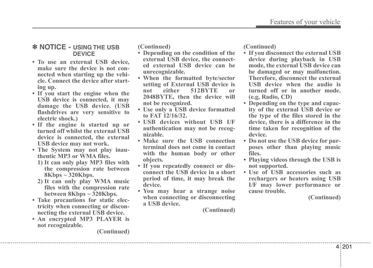 KIA Carens III 3 owners manual / page 916