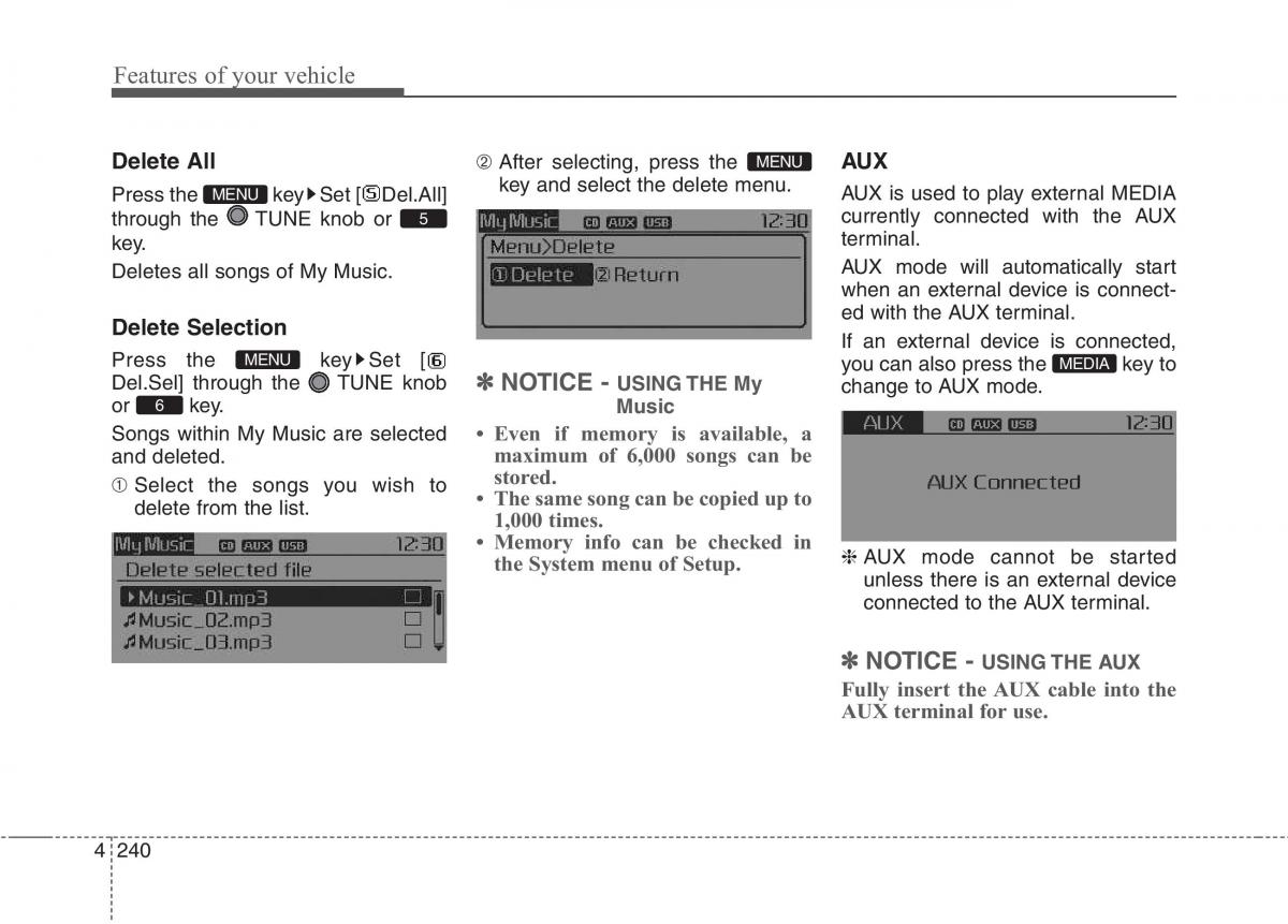 KIA Carens III 3 owners manual / page 955