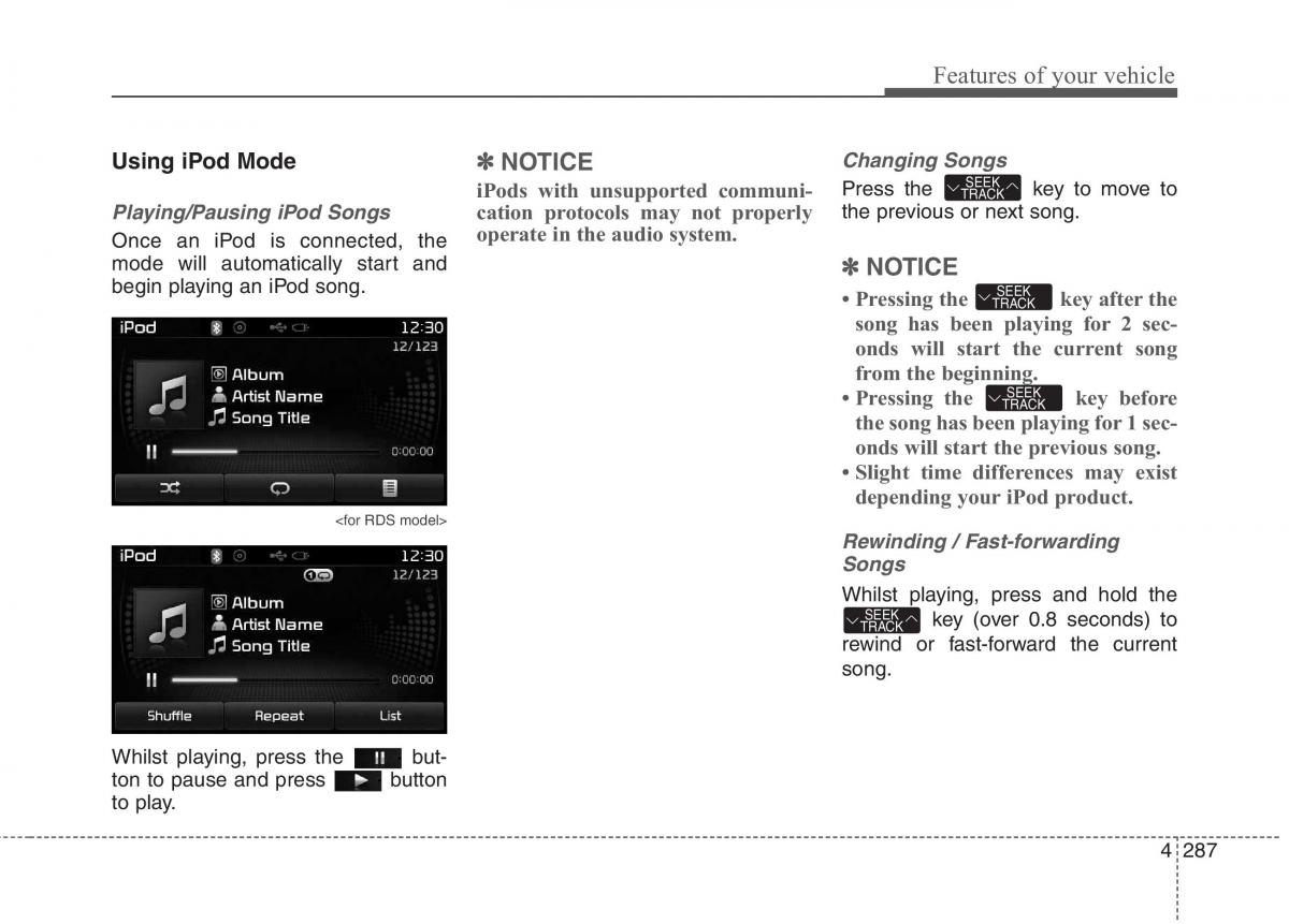 KIA Carens III 3 owners manual / page 1002